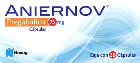 Aniernov 75Gm C/28 (Pregabalina) Novag
