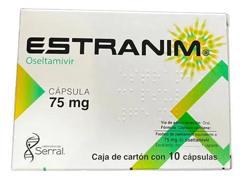 Estranim Cápsulas 75mg C/10 (Oseltamivir)
