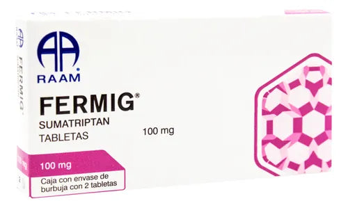Fermig 100mg Tabletas C/2 (Sumatriptan) Raam