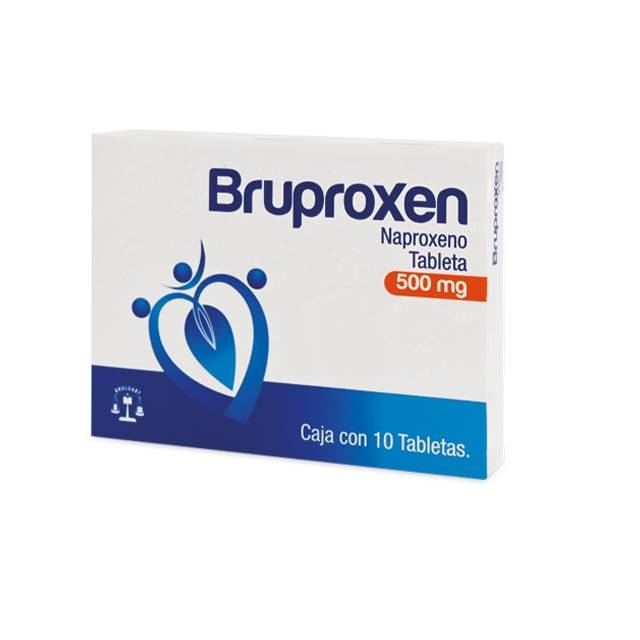 Brupoxen De 500mg Tabletas Con 10 (Naproxeno)