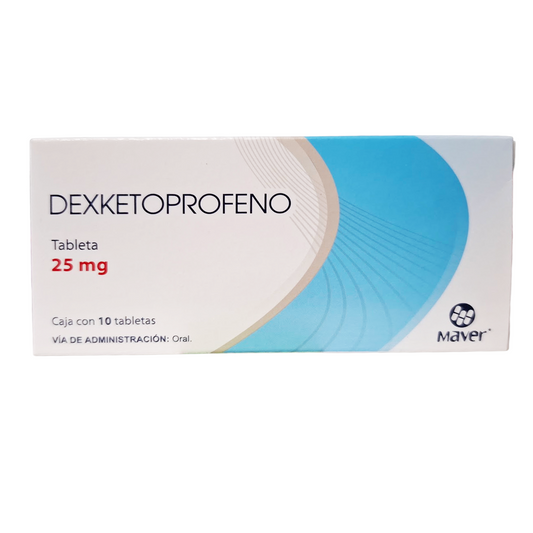 Dexketoprofeno Tabletas 25mg C/10 (Maver)