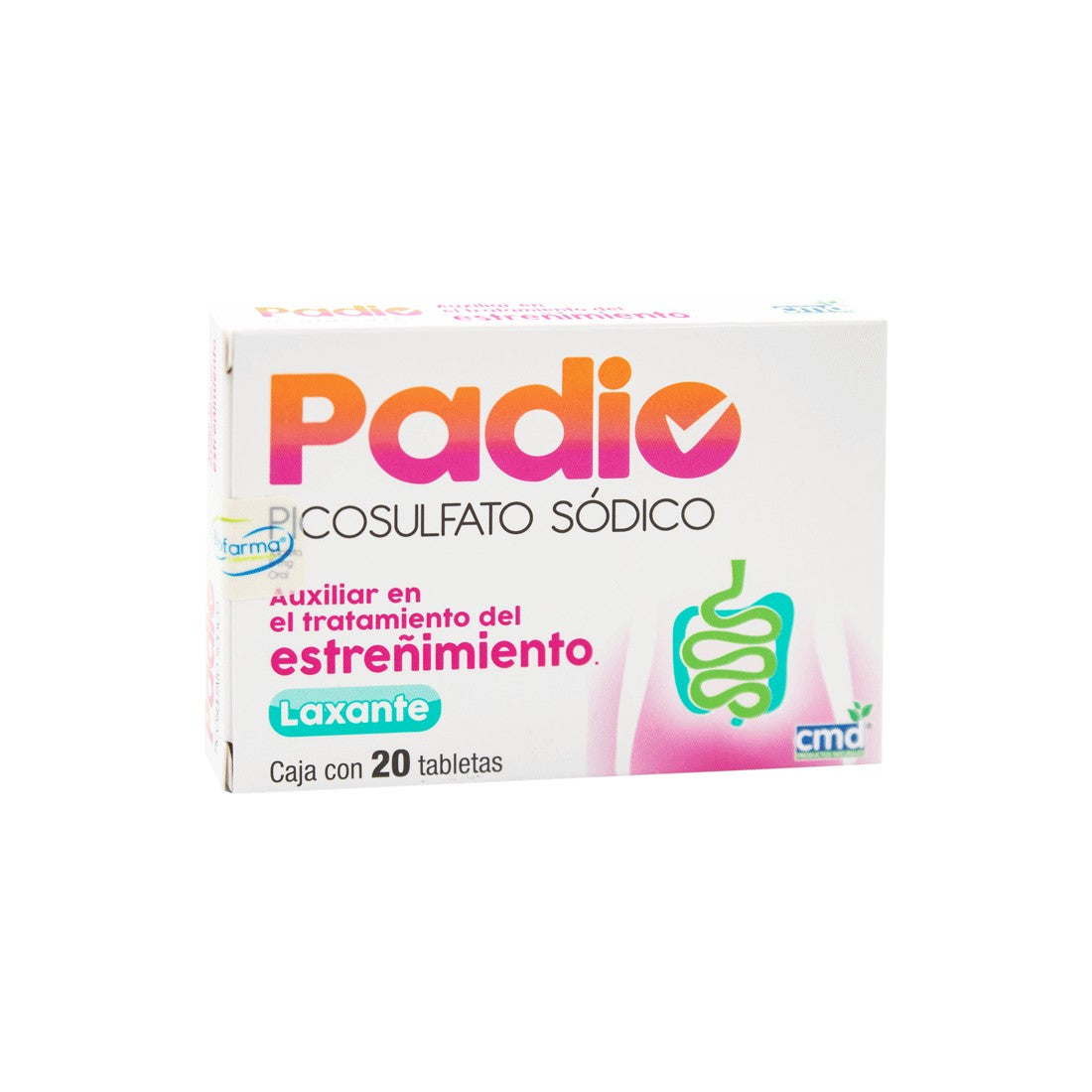 Padio Tabletas C/20 (Picosulfato De Sodio)