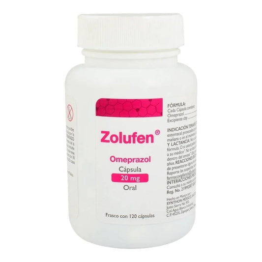 Zolufen Cápsula C/120 (Omeprazol)