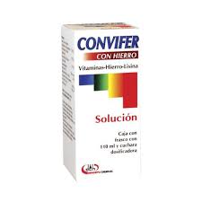 Convifer Con Hierro Solución 110ml (Vitaminas/Hierro/Lisina) Degorts
