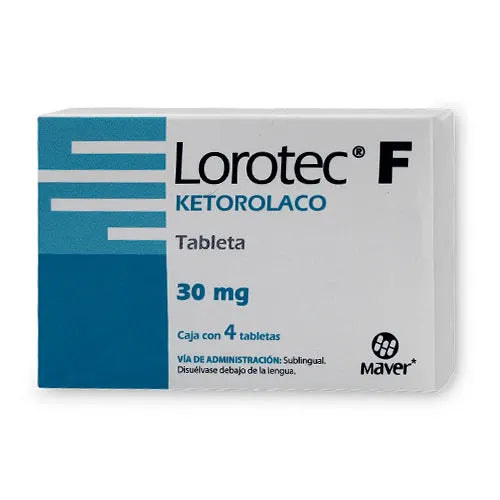 Lorotec F Tabletas (Ketorolaco Sublingual) (Maver)