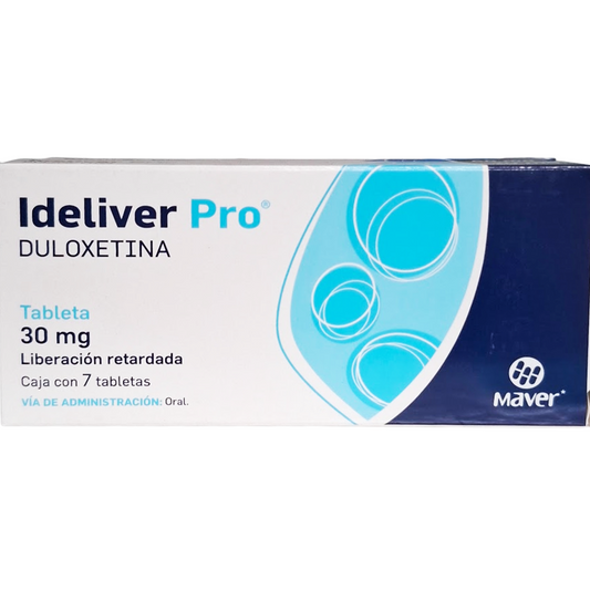 Ideliver Pro Tabletas 30mg (Duloxetina) Mavaer