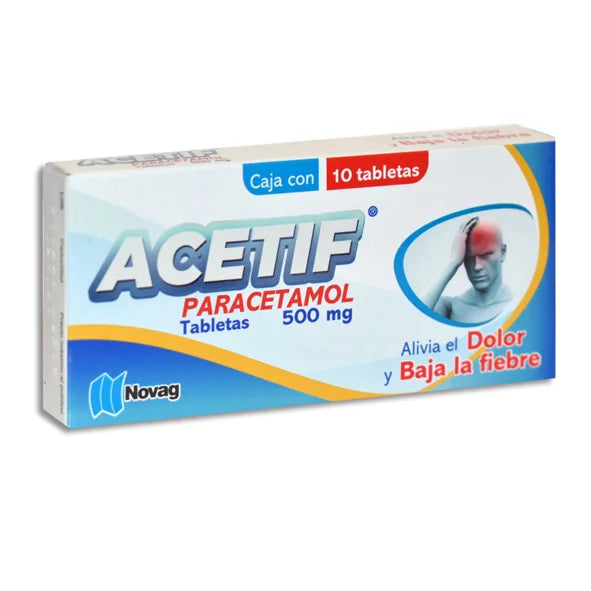 Acetif Tabletas 500mg (Paracetamol)