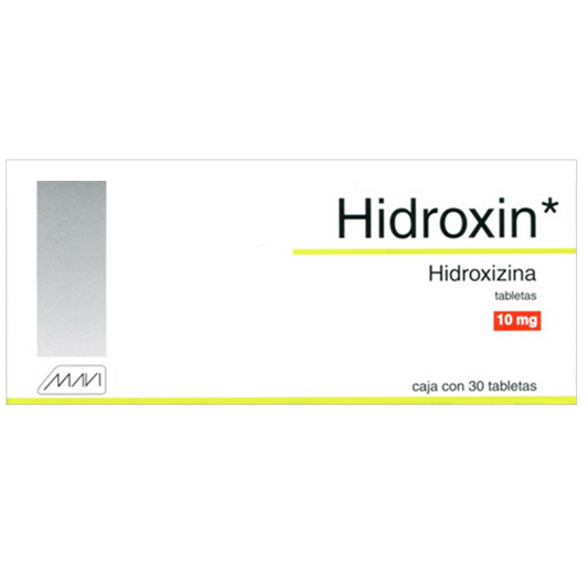 Hidroxin Tabletas 10mg (Hidroxizina) Mavi