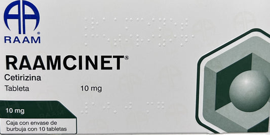 Raamcinet Tabletas 10mg (Cetirizina) Raam