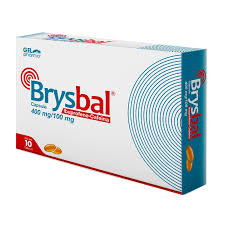 Brysbal 400mg/100mg C/10 Cápsulas (Ibuprofeno/Cafeina) Pharma