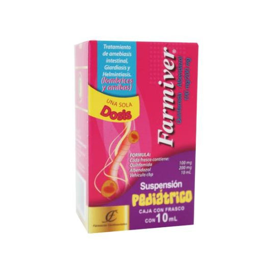 Farmiver Pediatrica Suspensión (Albendazol/Quinfamida) Farmacos