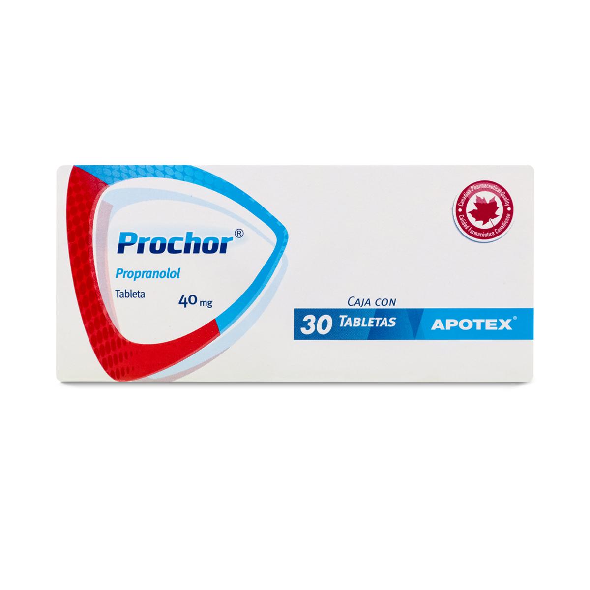 Prochor Tabletas 40mg C/30 (Propranolol)
