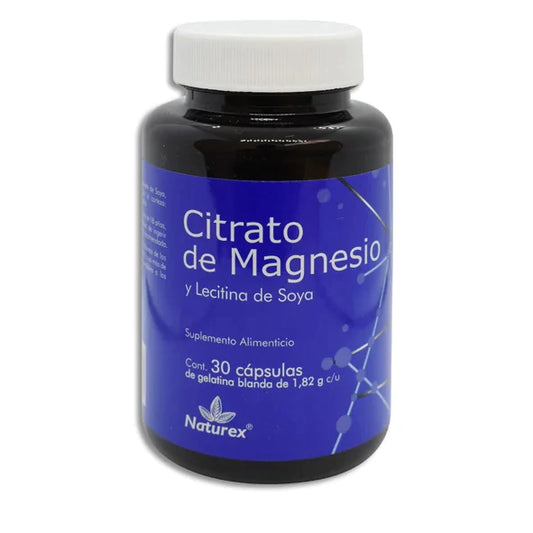 Citrato De Magnesio Cápsulas C/30 (Naturex)