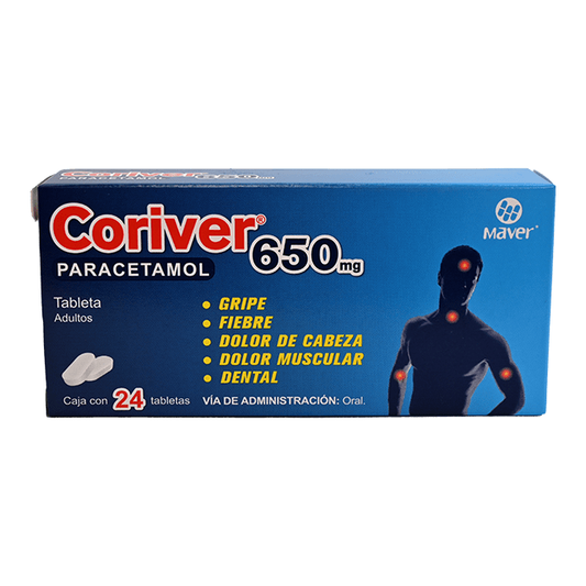 Coriver 650 mg (Paracetamol)