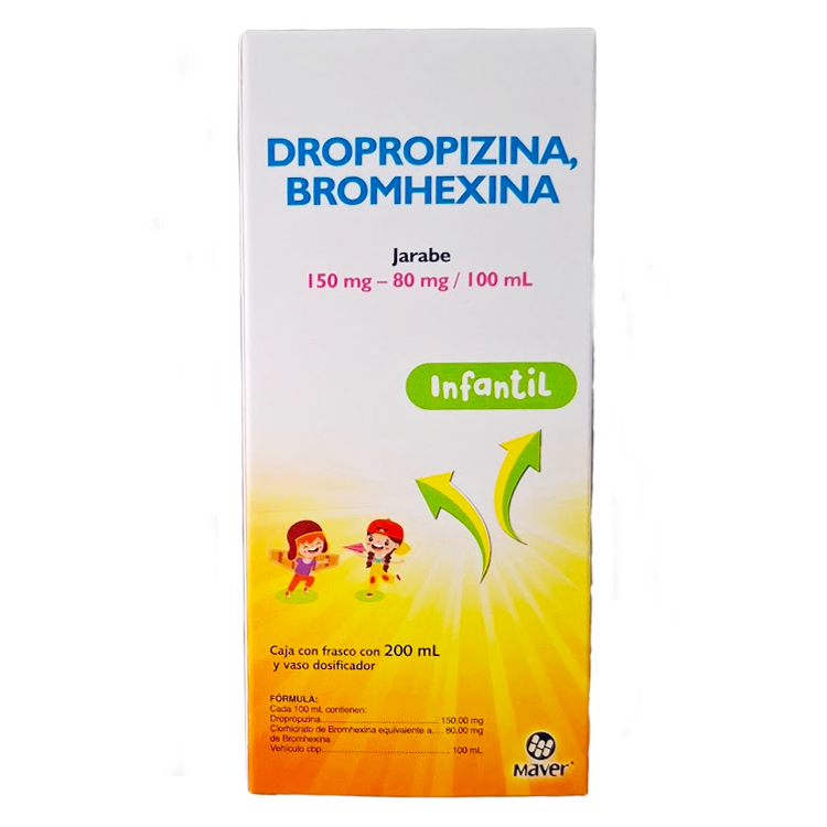 Dropropizina/Bromhexina Jarabe 200ml Maver