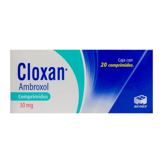 Cloxan Tabletas 30mg (Ambroxol) Biomep