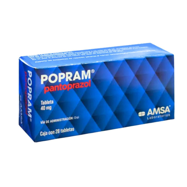 Pantoprazol Tabletas 40mg C/28 (Popram) Amsa