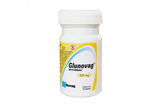 Glunovag Tabletas 850mg (Metformina) (Novag)
