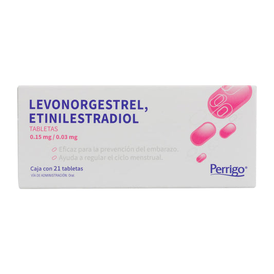 Levonorgestrel/Etinilestradiol Tabletas C/21 (Quifa)