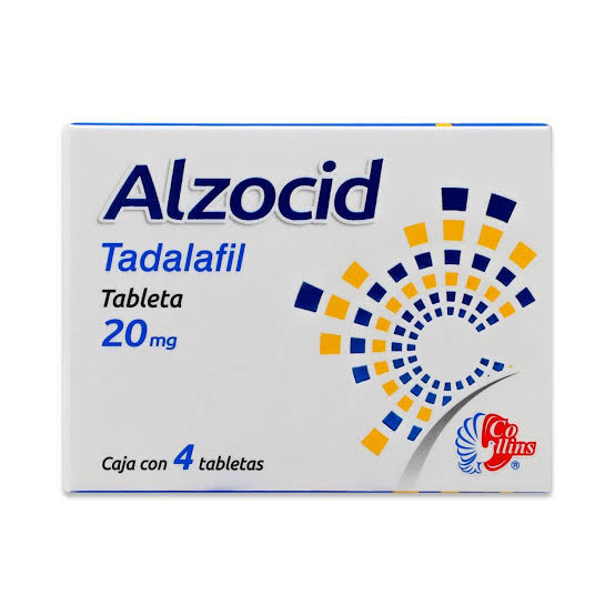 Alzocid Tabletas 20mg c/4 (Tadalafil) Collins