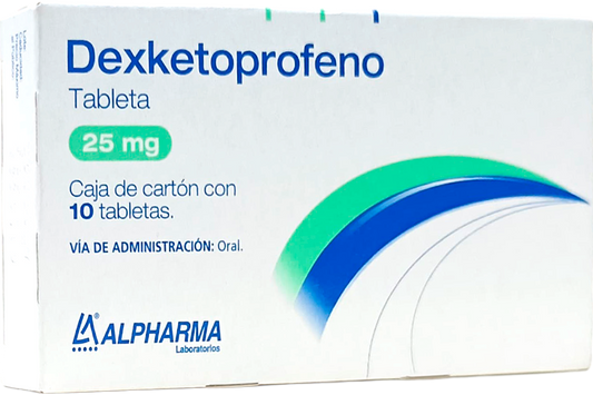 Dexketoprofeno Tabletas 25mg C/10 (Alpharma)