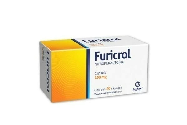 Furicrol Cápsulas 100mg C/40 (Nitrofurantoina) Maver