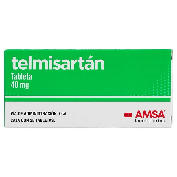 Telmisartan Tabletas 40mg c/28 (Amsa)