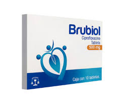Brubiol Tabletas 500mg C/10 (Ciprofloxacino) Bruluart