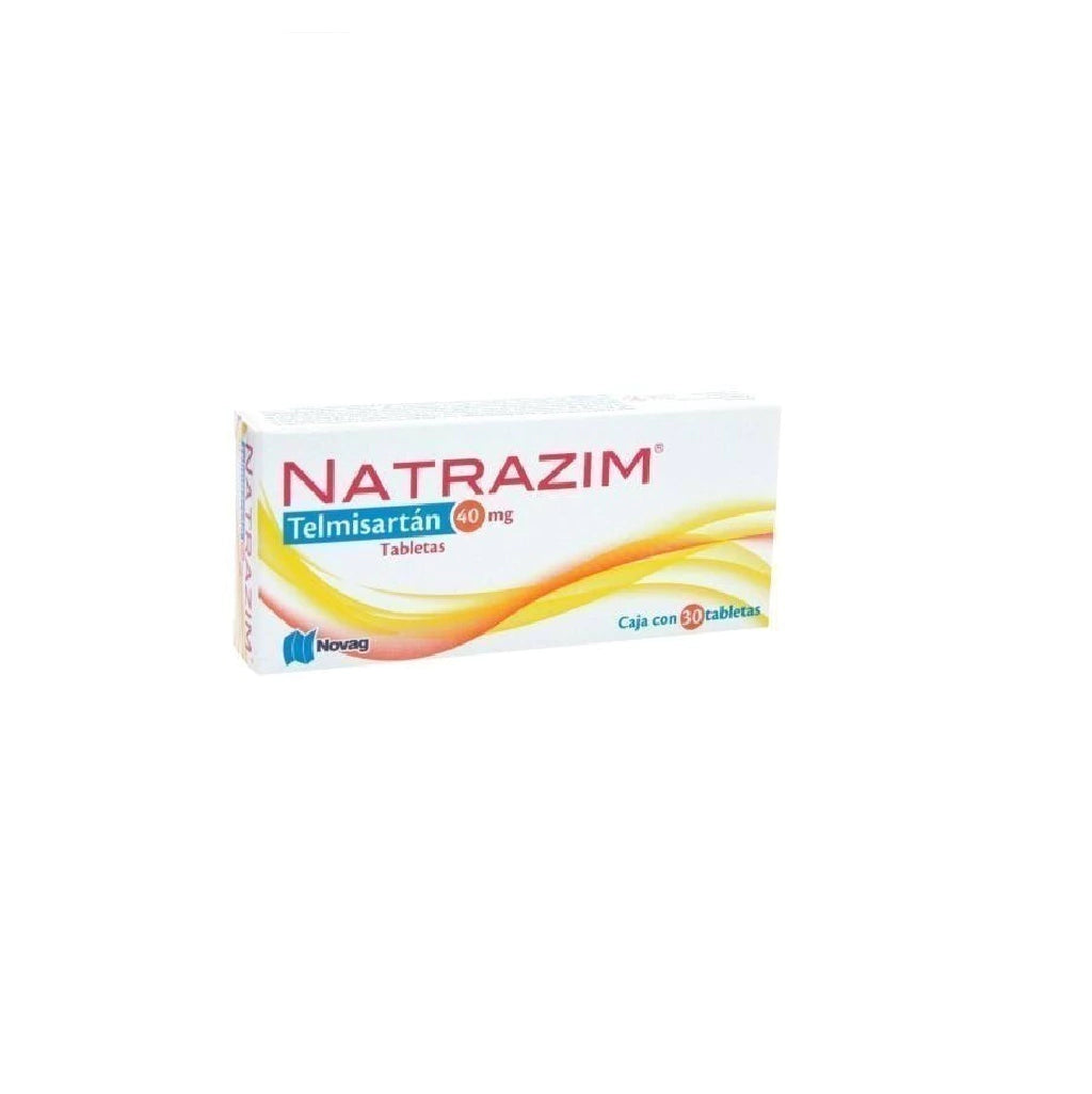 Natrazim 40mg Tabletas c/30 (Telmisartán) Novag