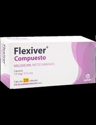 Flexiver compuesto capsulas 15mg/215mg  c/20 (Meloxicam/Metocarbamol) Maver