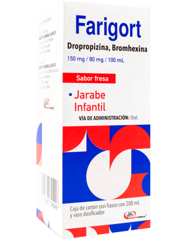 Farigort Jarabe Infantil (Dropropizina/Bromhexina) Degorts