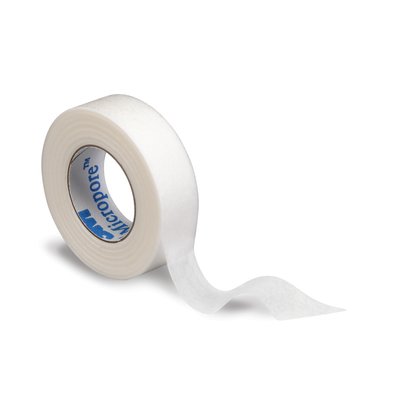 Cinta Micropore Blanca Delgada 1.25X9.1  (3M)