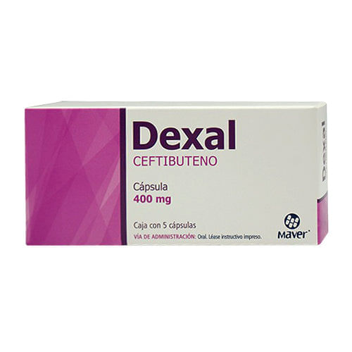 Dexal Capsulas 400mg c/5 (Ceftibuteno) Maver