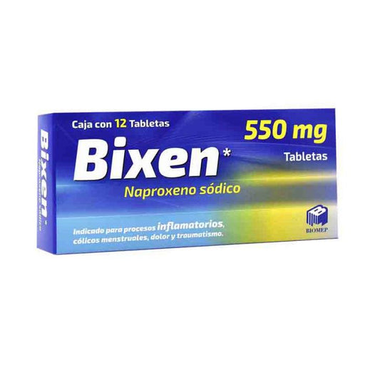 Bixen 550mg Tabletas Con 10 (Naproxeno) (Biomep)