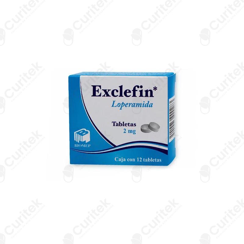 Exclefin Tabletas 2mg  c/12(Loperamida) (Biomep)